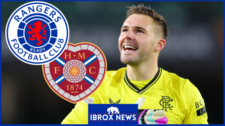 Rangers badge, Hearts badge, Jack Butland