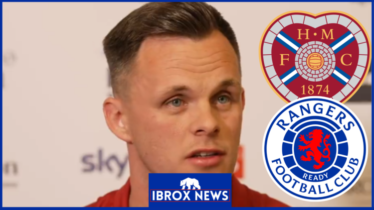 Lawrence Shankland, Hearts badge, Rangers badge