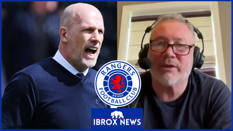 Ally McCoist, Philippe Clement, Rangers badge