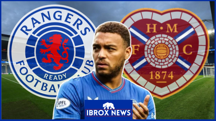 Cyriel Dessers, Rangers badge, Hearts badge