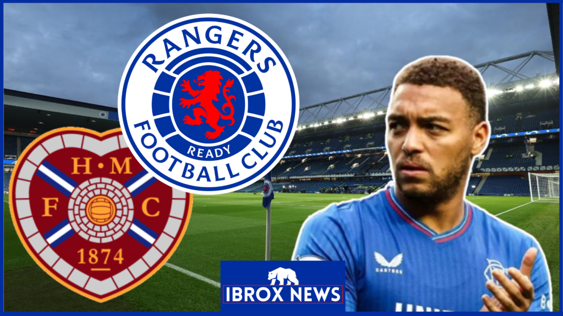 Cyriel Dessers, Rangers badge, Hearts badge