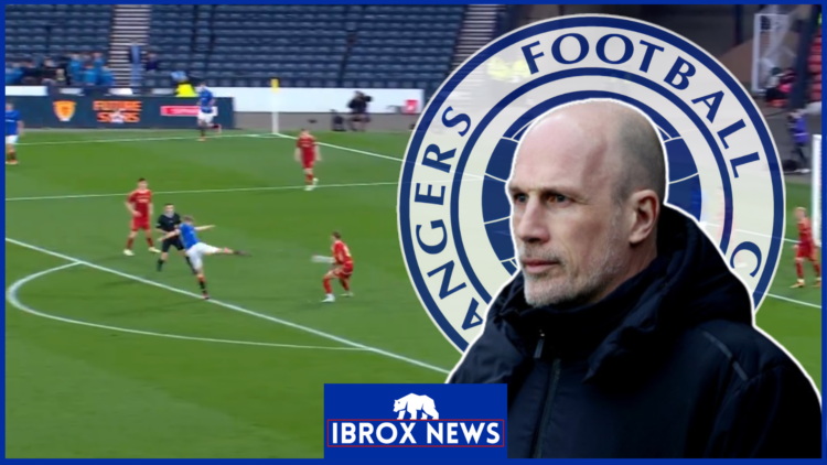 Josh Gentles, Philippe Clement, Rangers badge, Hampden Park, Scottish Youth Cup