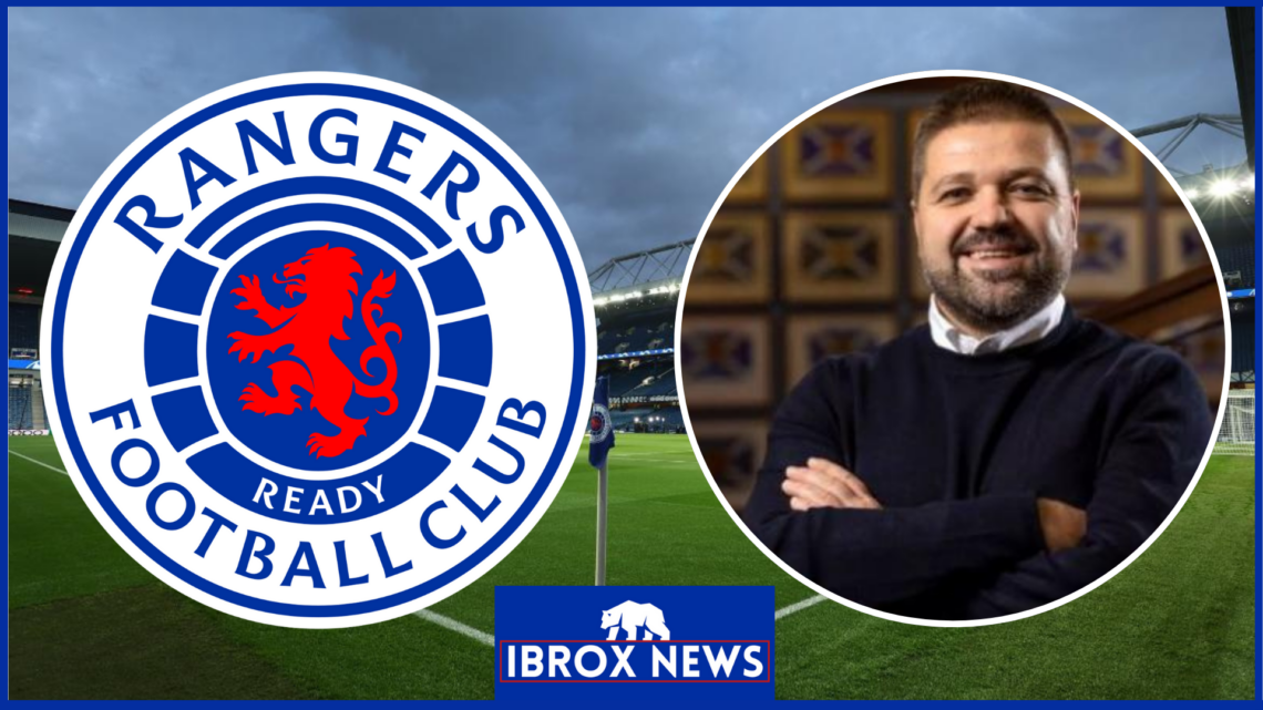 Nils Koppen, Rangers badge, Ibrox