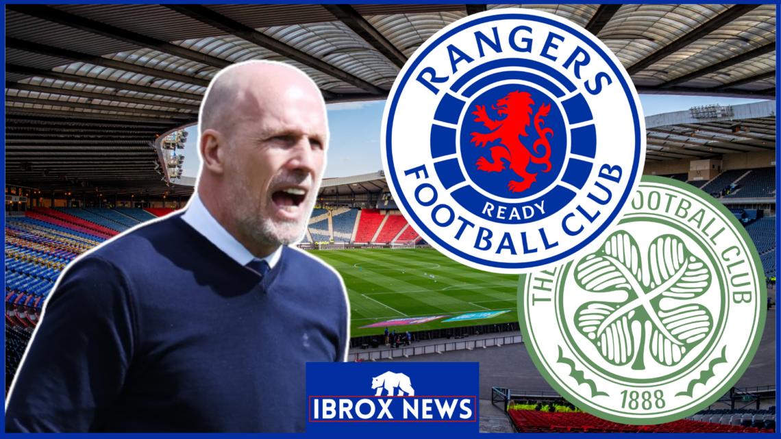 Philippe Clement, Rangers badge, Celtic badge
