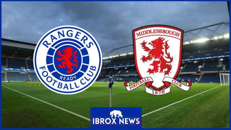 Rangers Middlesbrough Ibrox