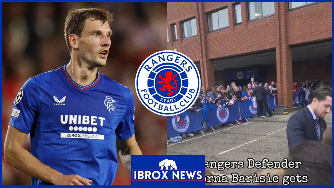 Rangers Borna Barisic Ibrox