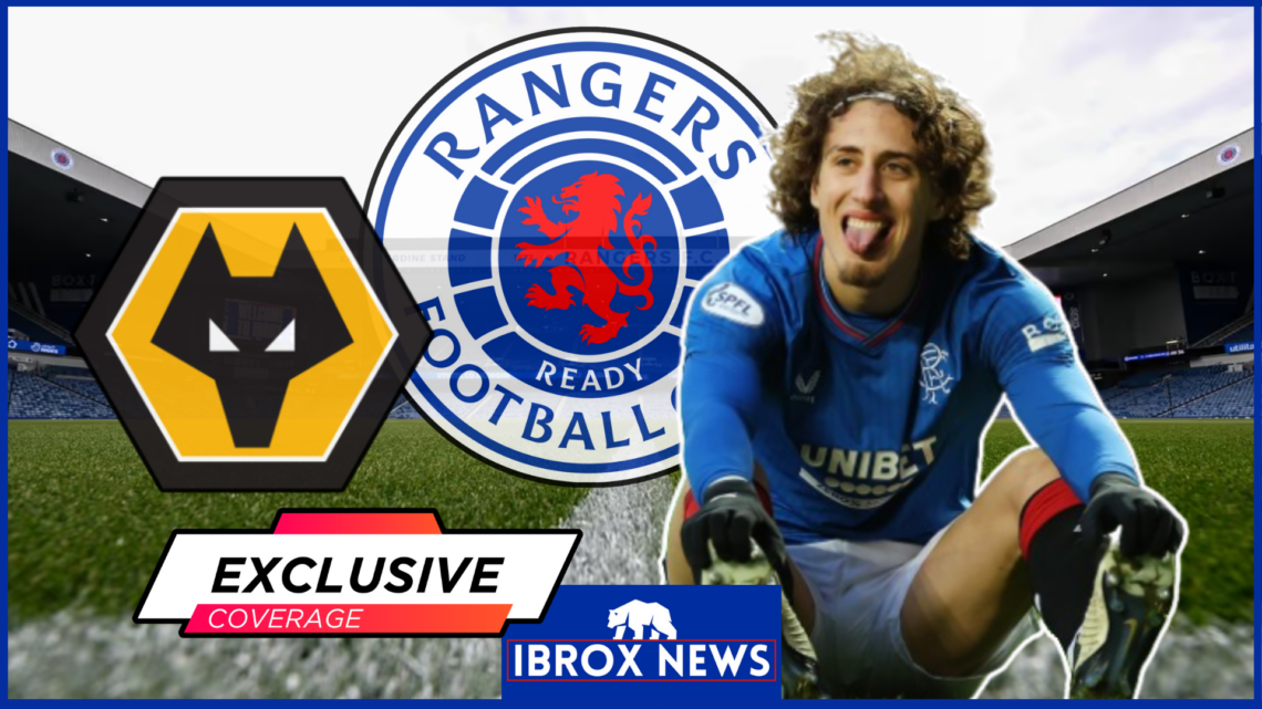 Rangers Wolves Fabio Silva exclusive