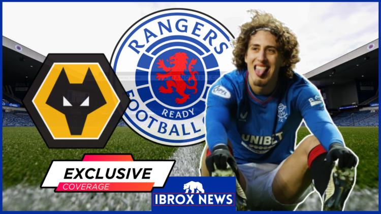 Rangers Wolves Fabio Silva exclusive