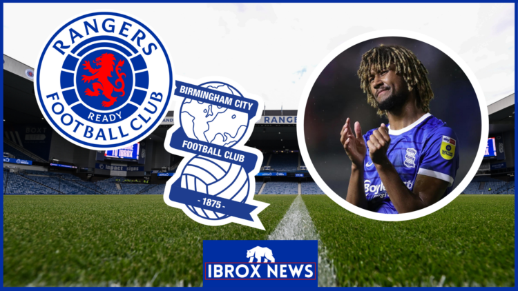 Rangers badge, Birmingham City badge, Dion Sanderson