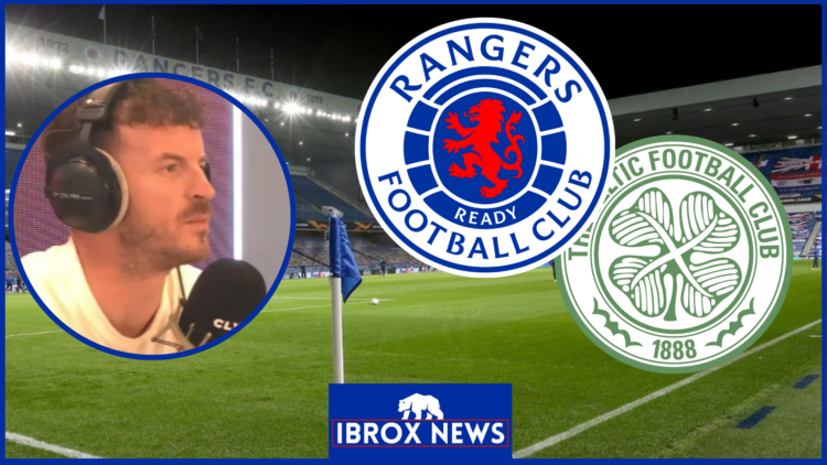Andy Halliday, Rangers badge, Celtic badge