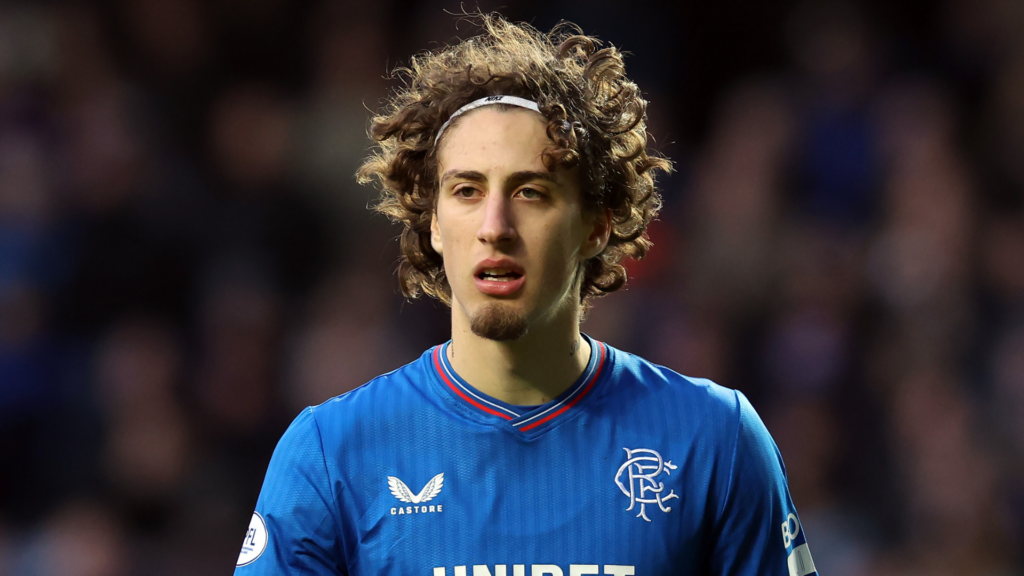Rangers forward Fabio Silva, on loan from Wolves