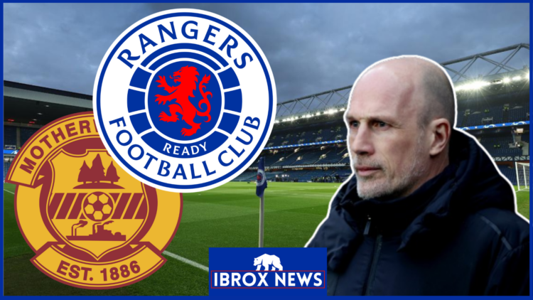 Theo Bair, Philippe Clement, Rangers badge, Motherwell badge