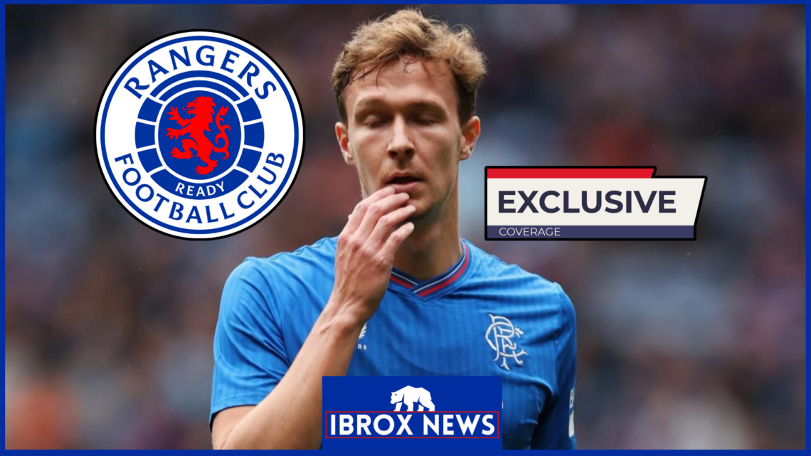 Rangers Kieran Dowell exclusive