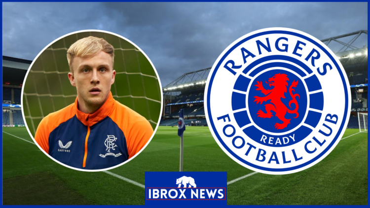 Robby McCrorie, Rangers badge, Ibrox