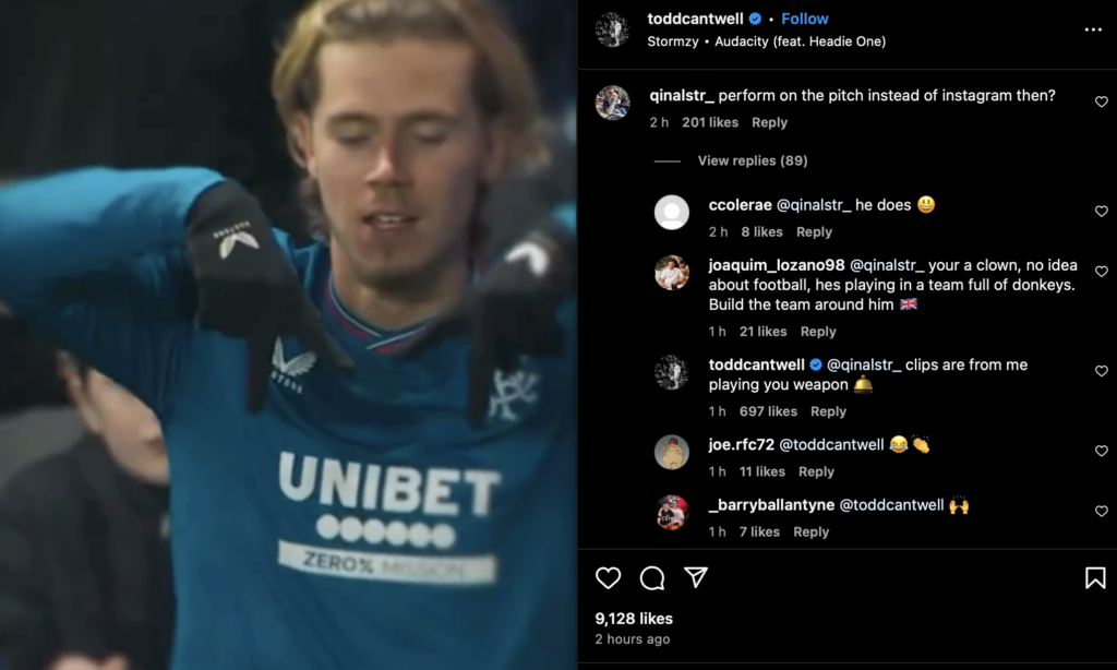 Todd Cantwell Rangers