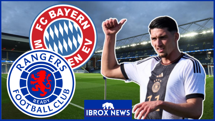 Yusuf Kabadayi, Rangers badge, Bayern Munich badge
