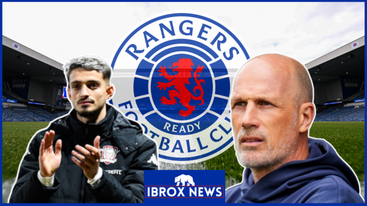 Albion Rrahmani, Philippe Clement, Rangers badge