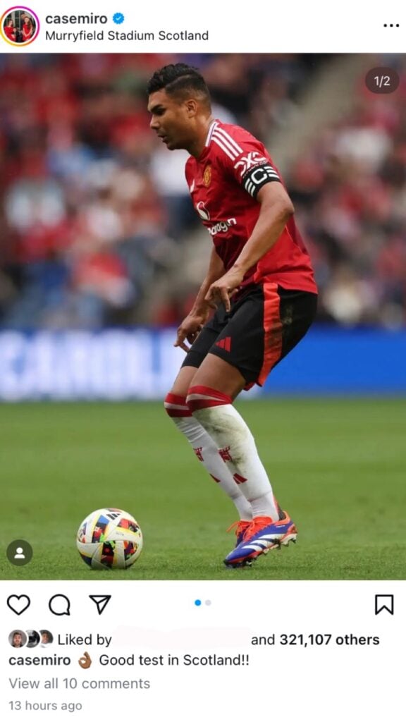 Casemiro Instagram