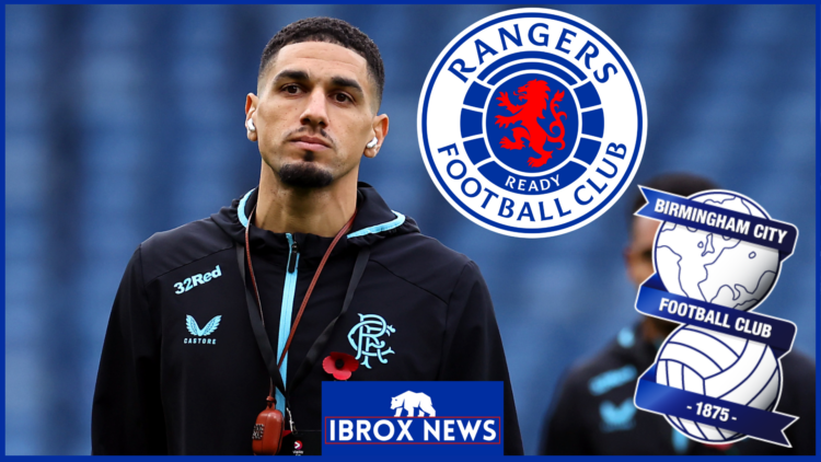 Leon Balogun, Rangers badge, Birmingham City badge