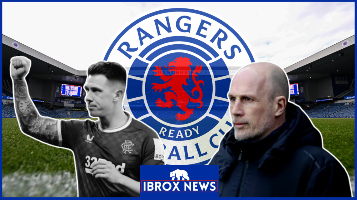 Philippe Clement, Ryan Jack, Rangers badge