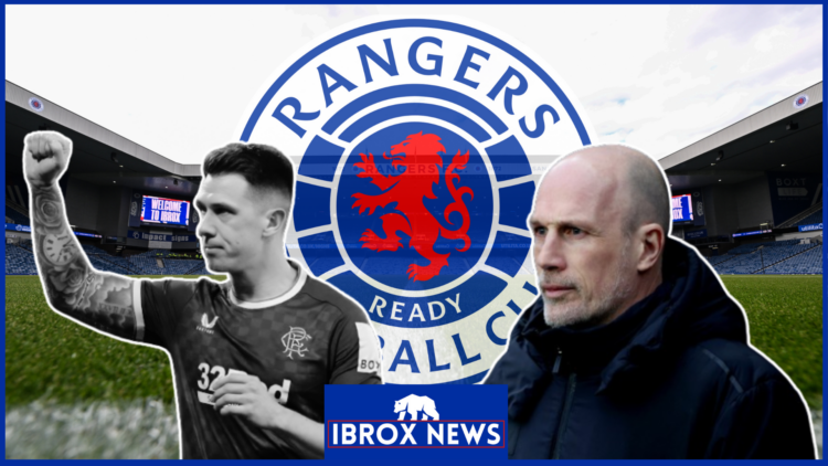 Philippe Clement, Ryan Jack, Rangers badge