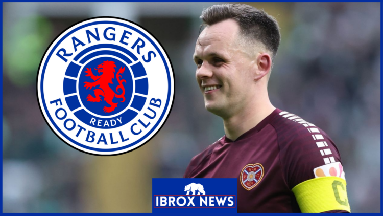 Rangers badge, Lawrence Shankland