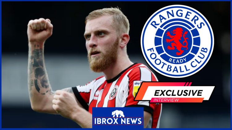 Rangers Oli McBurnie exclusive