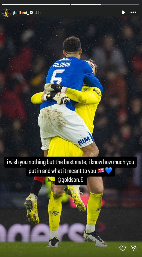 Jack Butland, Connor Goldson, Rangers