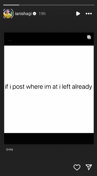 Rangers midfielder Ianis Hagi Instagram post