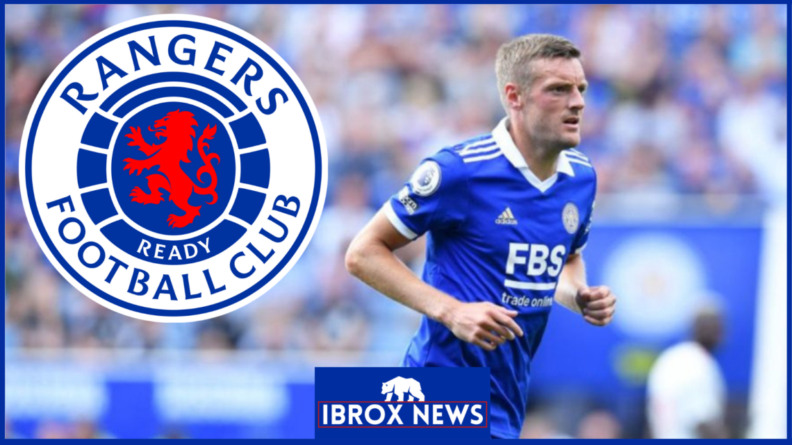 Jamie Vardy, Rangers badge