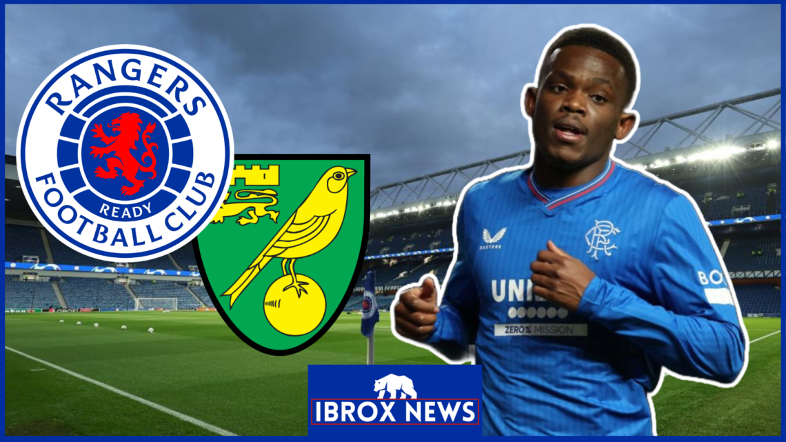 Rangers Rabbi Matondo Norwich City Ibrox