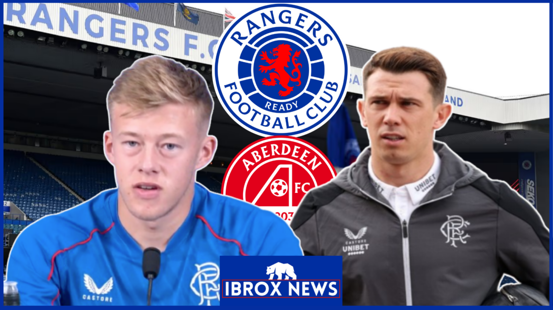 Rangers Aberdeen Connor Barron Ryan Jack