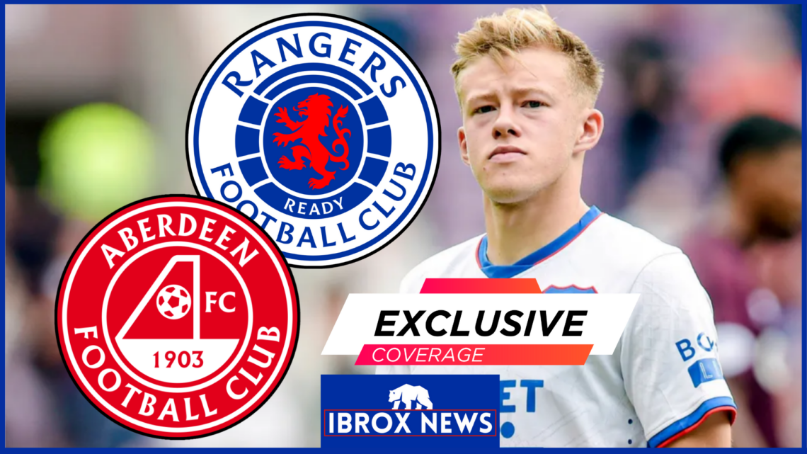 Rangers Aberdeen Connor Barron exclusive