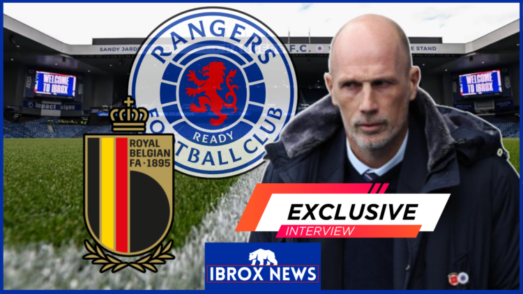 Rangers Belgium Philippe Clement exclusive