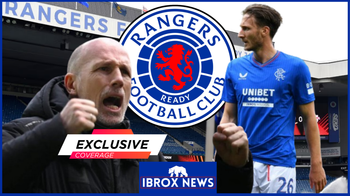 Rangers Philippe Clement Ben Davies exclusive