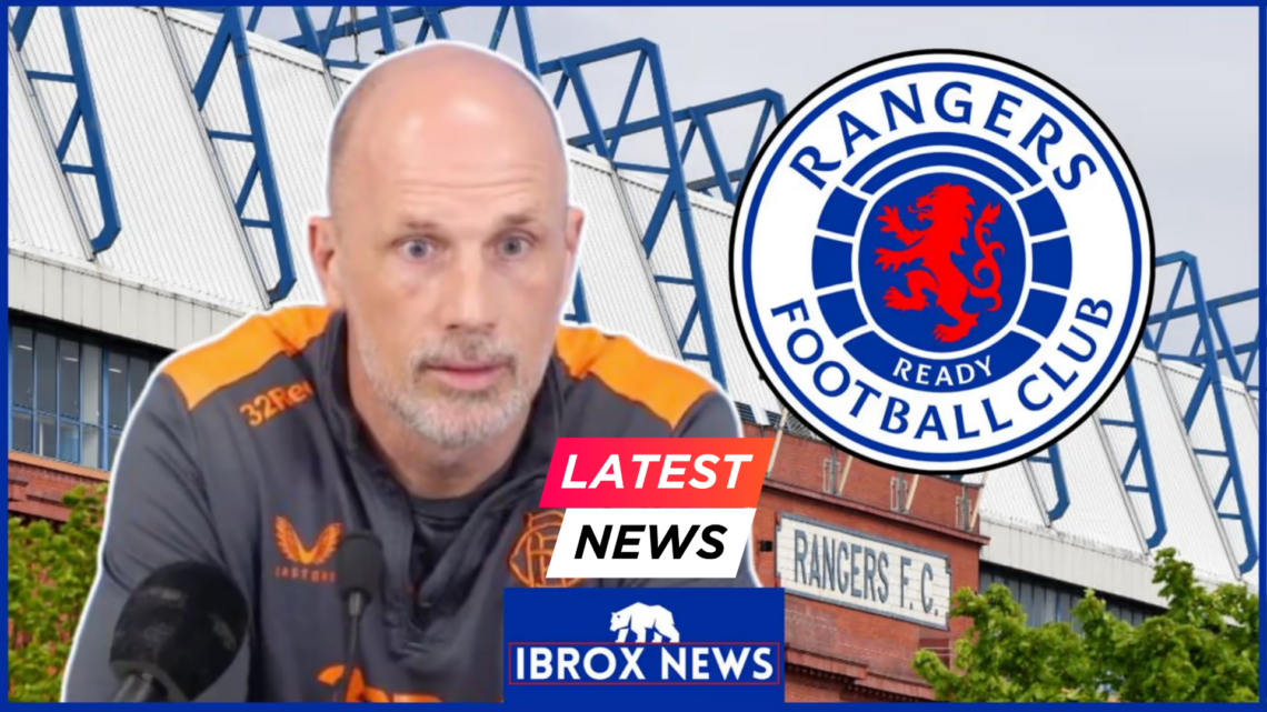 Rangers Philippe Clement latest news