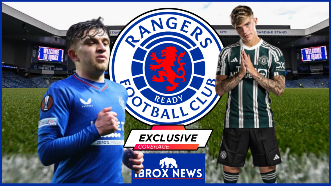 Rangers Ridvan Yilmaz Brandon Williams exclusive