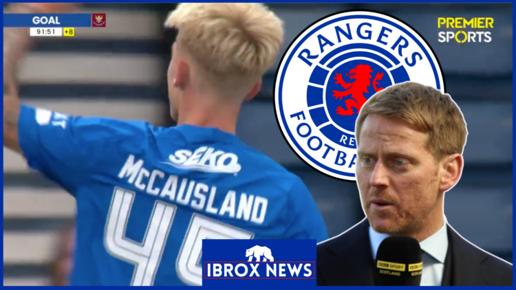 Rangers Ross McCausland Michael Stewart