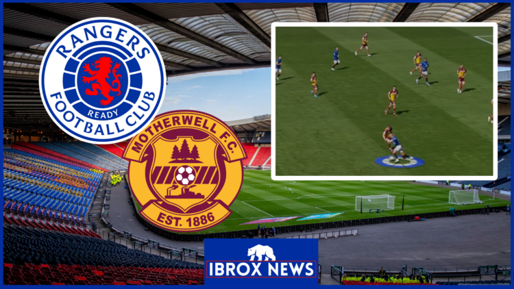 Rangers badge, Motherwell badge, Vaclav Cerny
