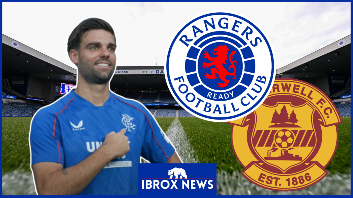 Robin Propper, Rangers badge, Motherwell badge