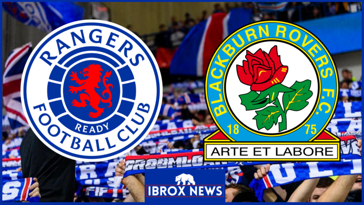 Rangers and Blackburn badges