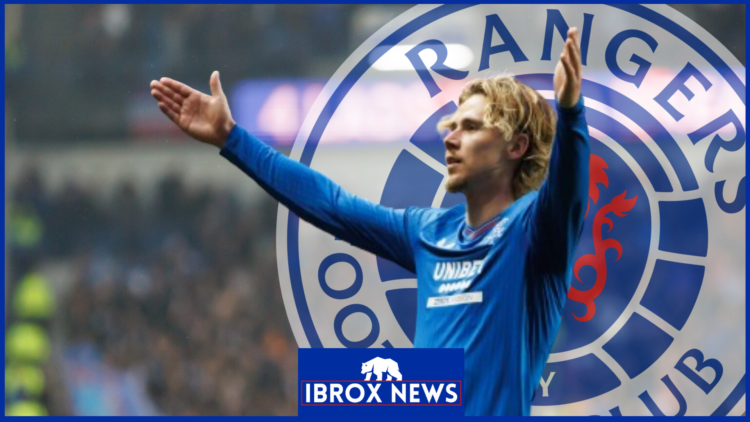 Rangers badge, Todd Cantwell.