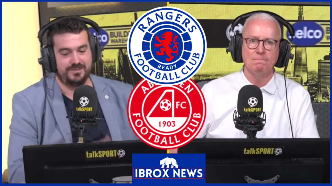 Alex Crook, Jim White, Rangers badge, Aberdeen badge