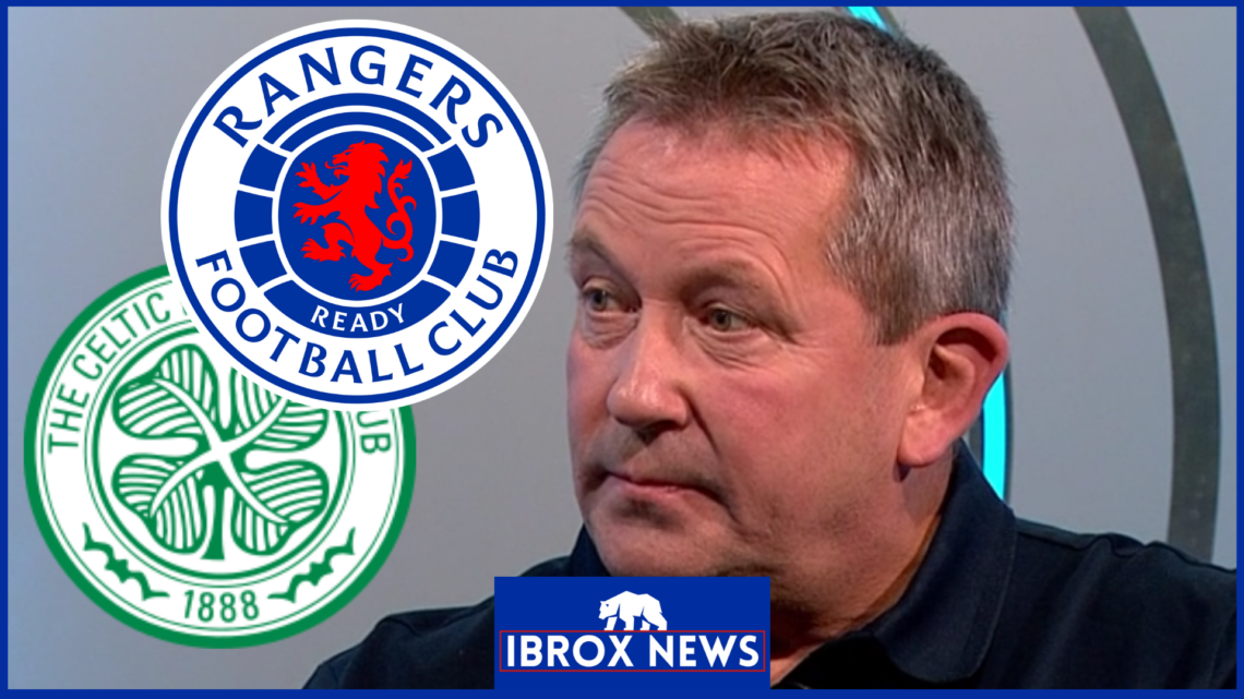 Billy Dodds, Rangers badge, Celtic badge