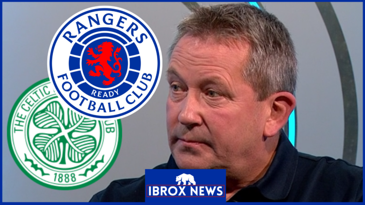 Billy Dodds, Rangers badge, Celtic badge