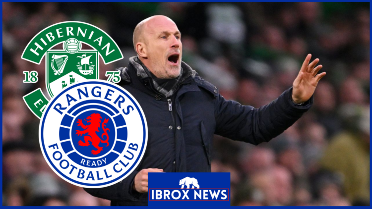 Philippe Clement Rangers Hibernian badges