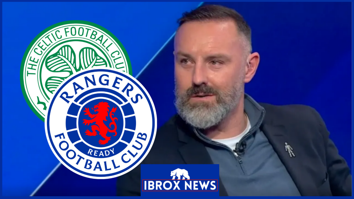 Kris Boyd Rangers Celtic badges