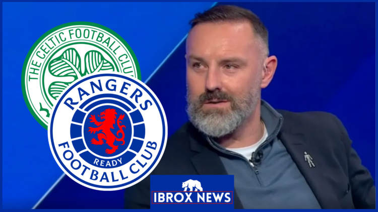 Kris Boyd Rangers Celtic badges