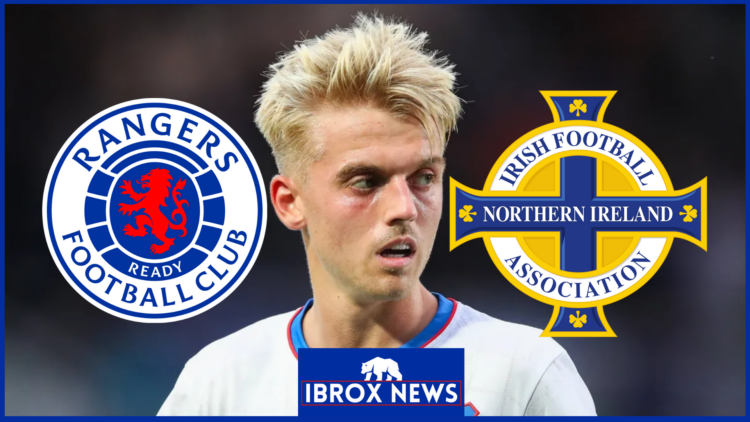 Rangers badge, Northern Ireland badge, Ross McCausland