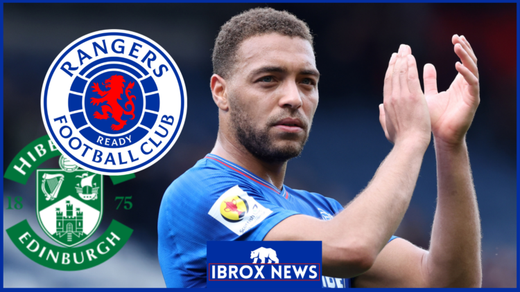 Cyriel Dessers, Rangers badge, Hibernian badge